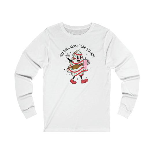 Lookin Like a Snack Unisex Long Sleeve Tee