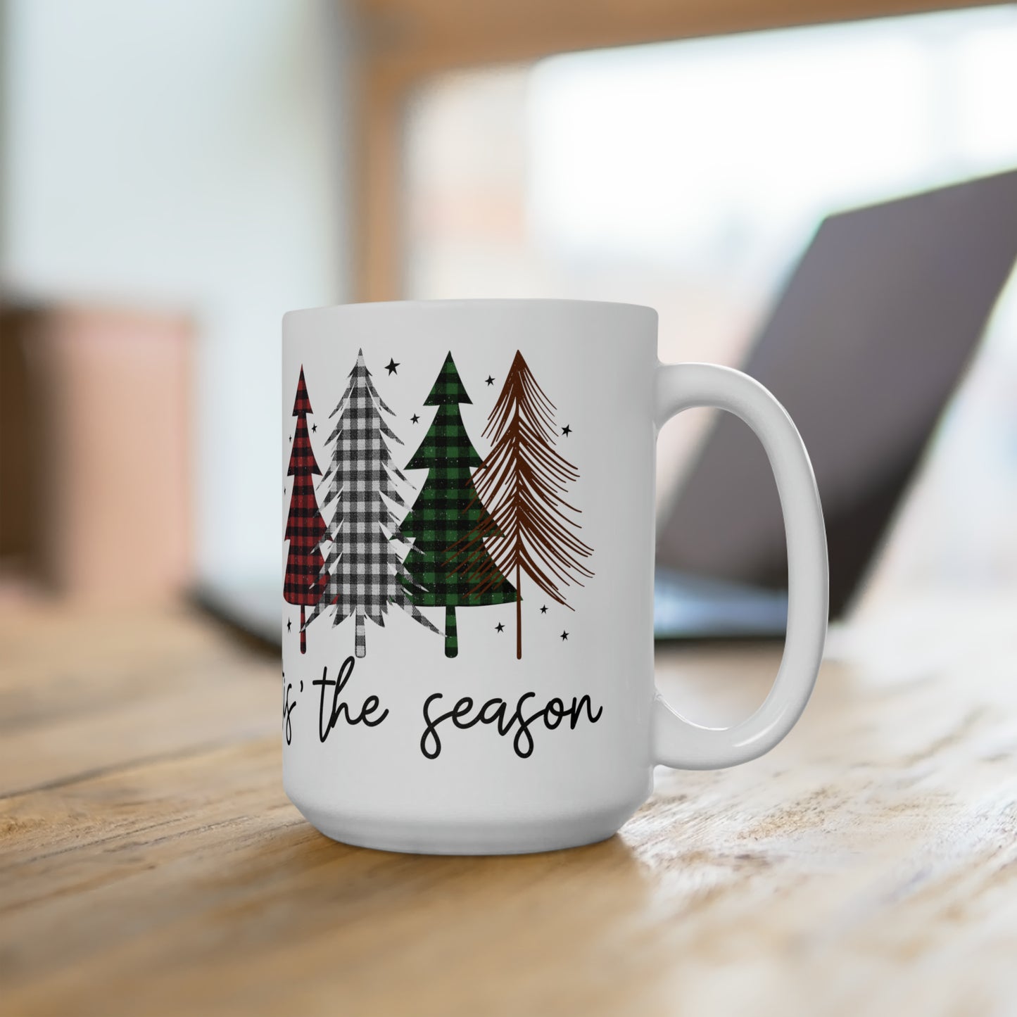 Tis The Season Ceramic Mug 15oz