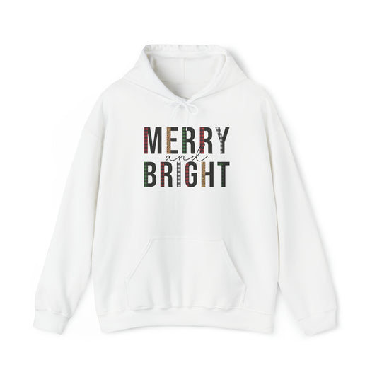 Merry and Bright Hooded Sweatshirt