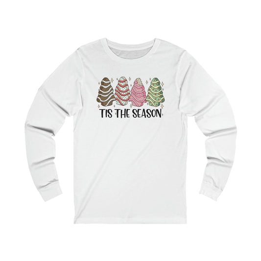 Christmas Tree Cake Unisex Long Sleeve Tee