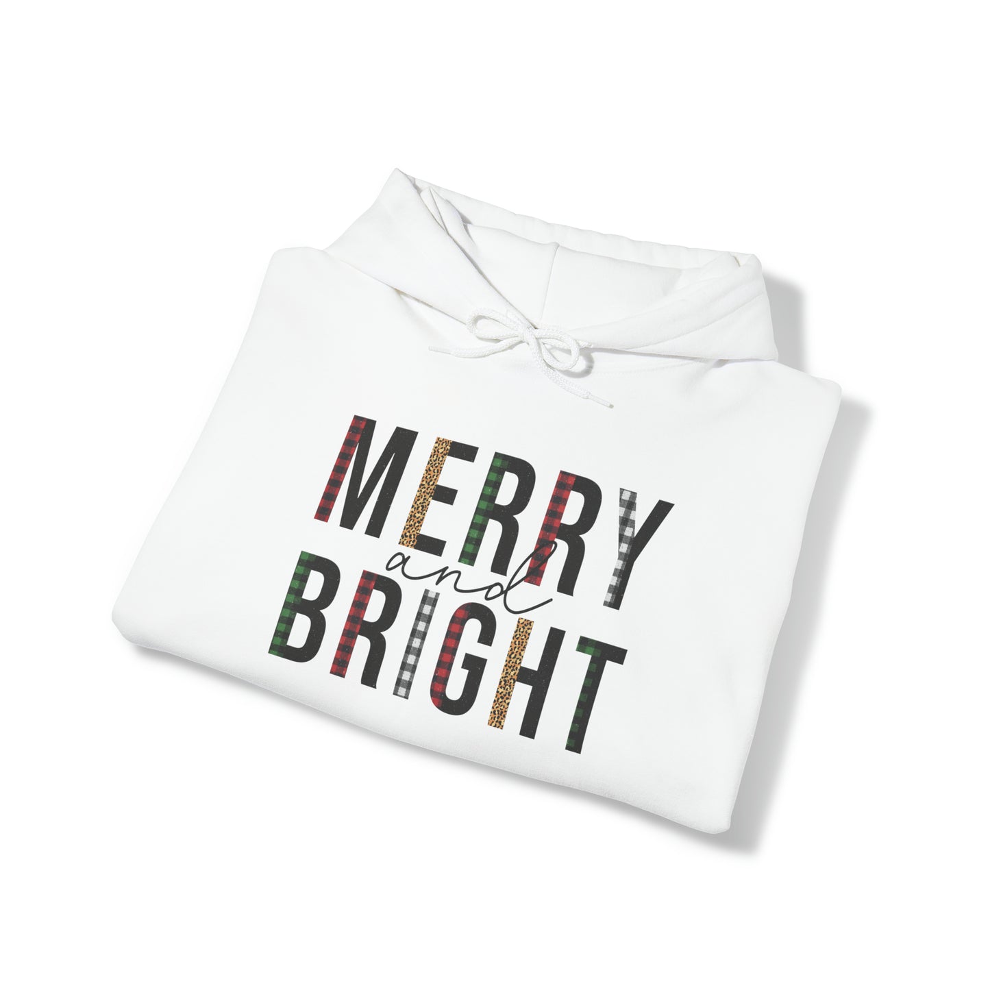 Merry and Bright Hooded Sweatshirt