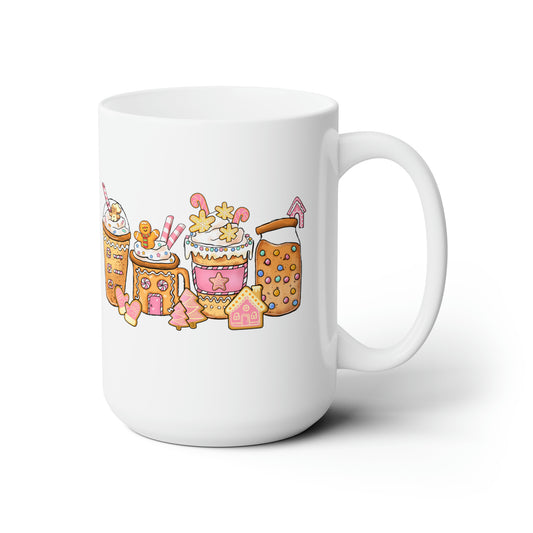 Christmas Cookie Coffee Cups Ceramic Mug 15oz