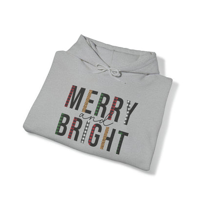 Merry and Bright Hooded Sweatshirt