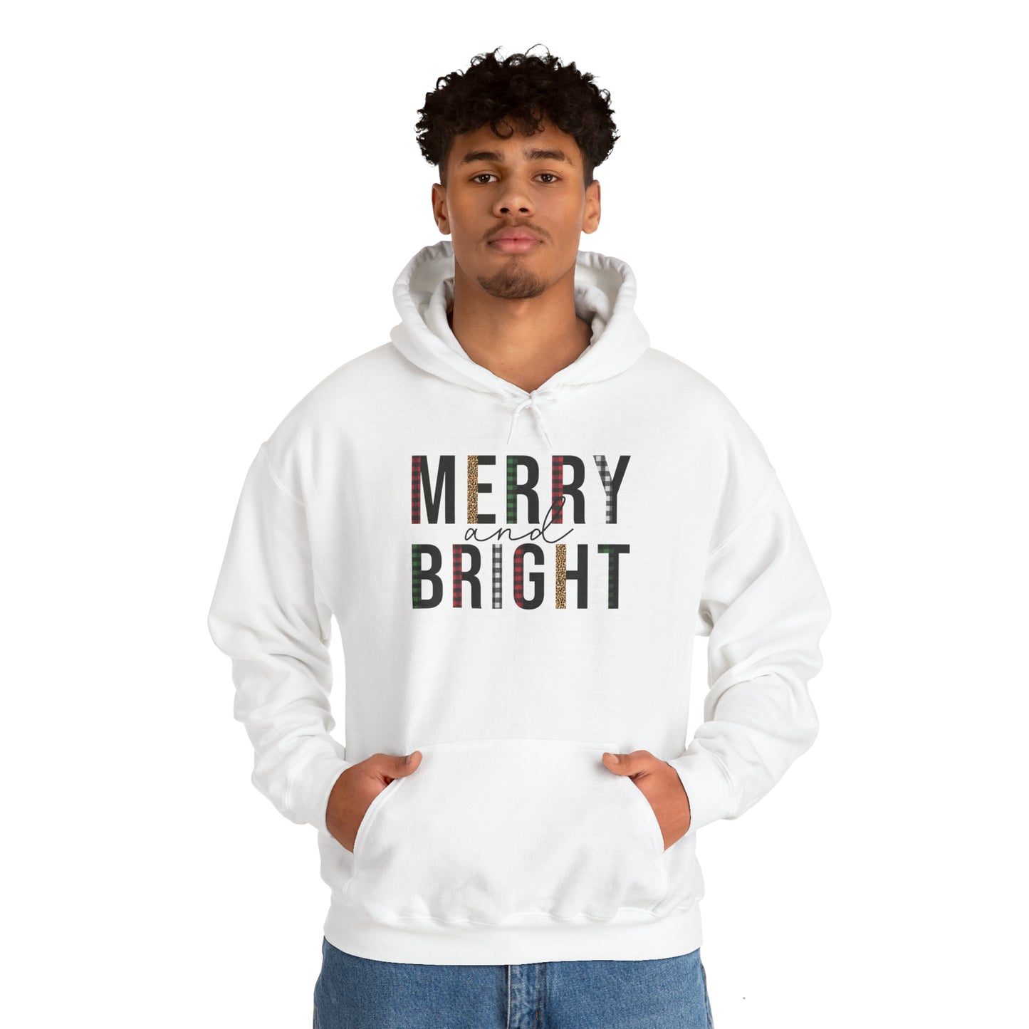 Merry and Bright Hooded Sweatshirt