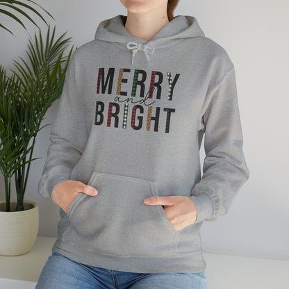 Merry and Bright Hooded Sweatshirt