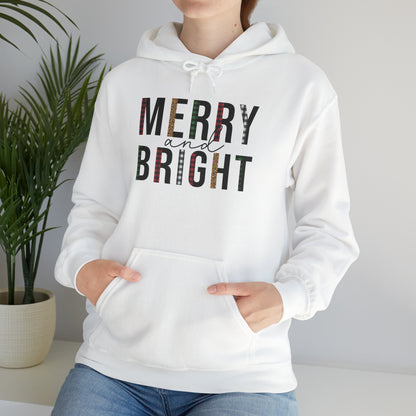 Merry and Bright Hooded Sweatshirt