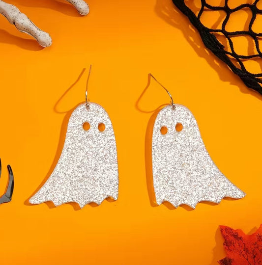 Sparkly Ghost Earrings