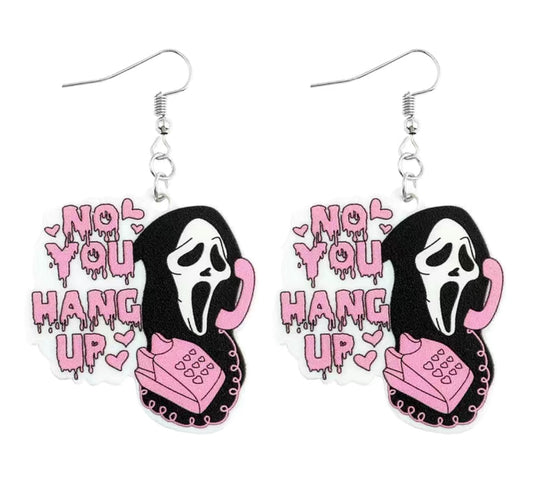 Scream Earrings - No You Hang Up