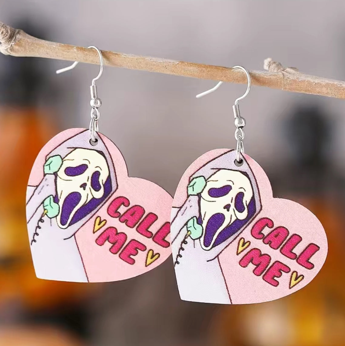 Scream Call Me Earrings