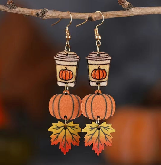 Pumpkin Spice Earrings