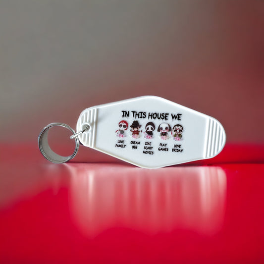 Scary Movie Motel Keychain