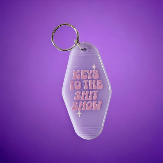 Keys To The Shit Show Motel Keychain