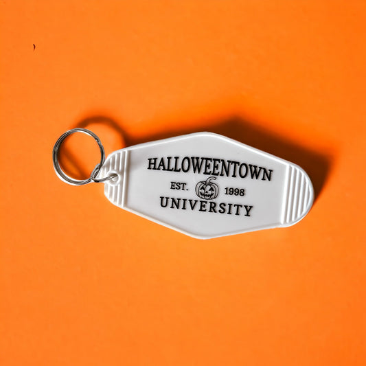 Halloweentown University Motel Keychain